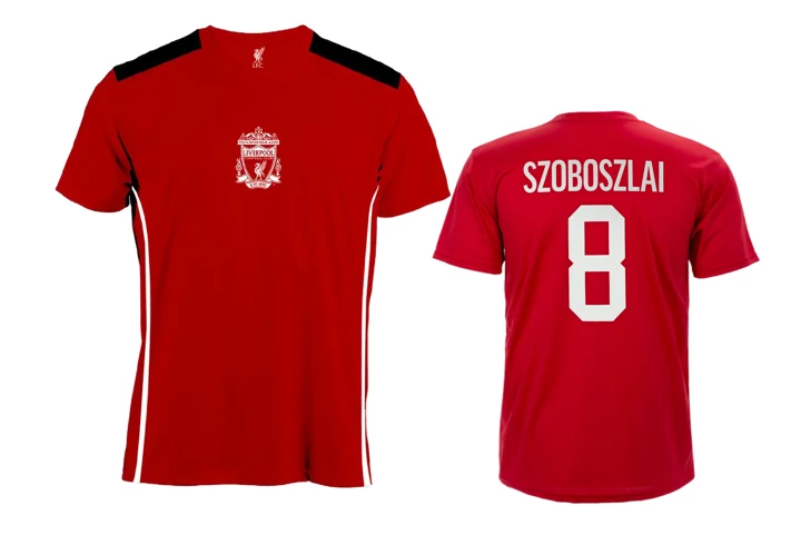 Tričko Real Madrid s kulatým výstřihem a velkými písmeny