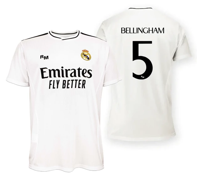 Real Madrid 23-24 Premium Home Supporters Jersey Replica - Bellingham 5
