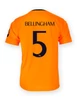 Real Madrid 2024-25 prémium második számú szurkolói mez, replika - Bellingham 5 - M