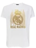 A Real Madrid címeres pólója - fehér-arany - S