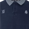 Prémium Real Madrid galléros póló, kék - S