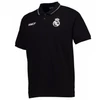 Madridisták fekete galléros pólója - XL