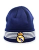 Real Madrid fehér, csíkos, téli kisgyermek sapkája