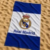 2025-26-os kék-fehér Real Madrid törölköző - sávos