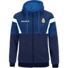 Kép 1/4 - Tengerkék Real Madrid kapucnis pulóver - S