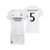 Kép 1/4 - Real Madrid 2025-26 prémium gyerek szurkolói mez szerelés, replika - Bellingham 5 - 12