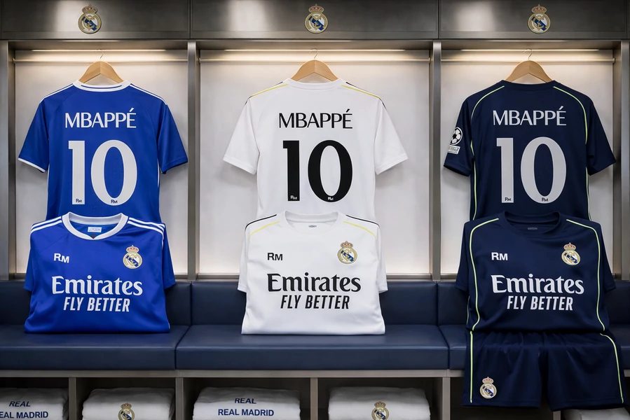 Mbappé Real Madrid mezek