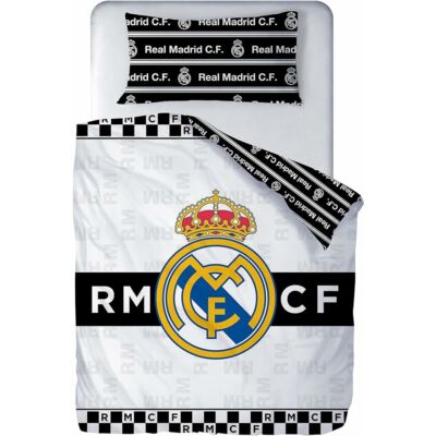 A Real Madrid puha fekete-fehér ágynemű szettje