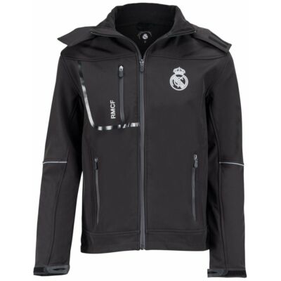 A Real Madrid fekete softshell kabátja