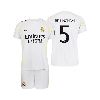 Real Madrid 2025-26 prémium gyerek szurkolói mez szerelés, replika - Bellingham 5