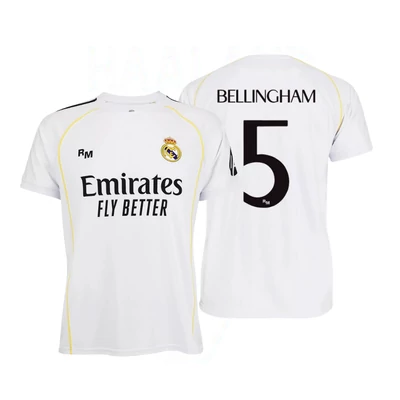 Real Madrid 2025-26 prémium hazai szurkolói mez, replika - Bellingham 5