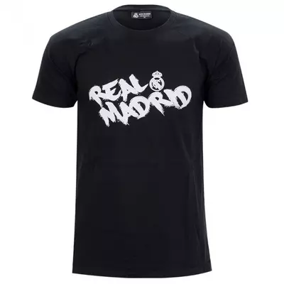 A Real Madrid minimalista pólója - fekete