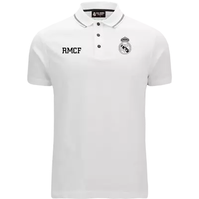 A habfehér Real Madrid galléros pólód