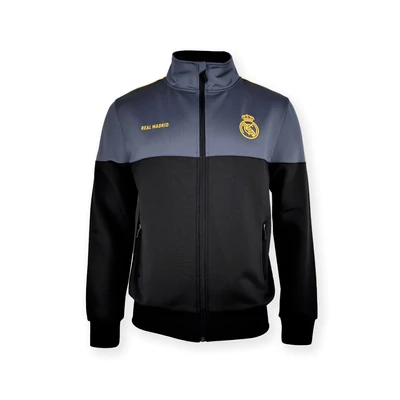 Stílusos madridista cipzáras gyerek pulóver