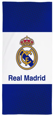 2025-26-os kék-fehér Real Madrid törölköző - sávos
