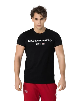 Lehengerlő magyar válogatott szurkolói póló - fekete