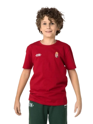 Hivatalos magyar válogatott szurkolói póló - gyerek, piros