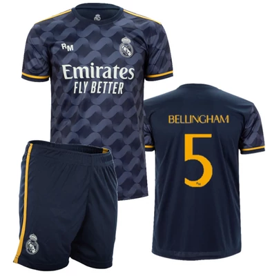 Real Madrid 23-24 prémium gyerek második számú szurkolói mez szerelés, replika - Bellingham