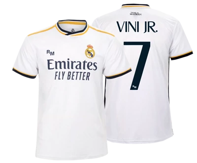 Real Madrid 23-24 prémium hazai szurkolói mez, replika - Vini Jr. 7