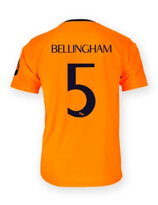 Real Madrid 2024-25 prémium második számú szurkolói mez, replika - Bellingham 5