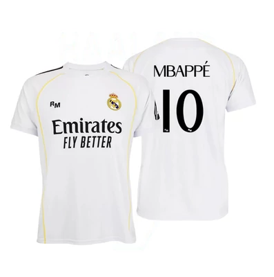 Real Madrid 2025-26 prémium hazai szurkolói mez, replika - Mbappé - 10