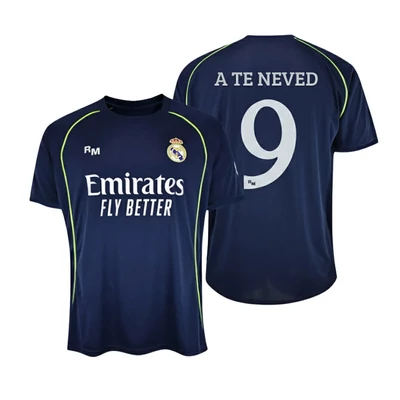 Real Madrid 25-26 prémium második számú felnőtt szurkolói mez, replika - Feliratozható