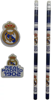 Real Madrid ceruza és radír alap készlet