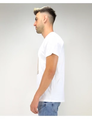 A Real Madrid címeres pólója - fehér-arany