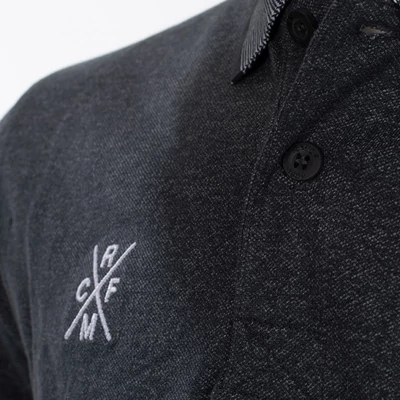 Prémium Real Madrid galléros póló, szürke