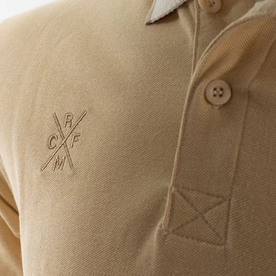 Prémium Real Madrid galléros póló, bézs