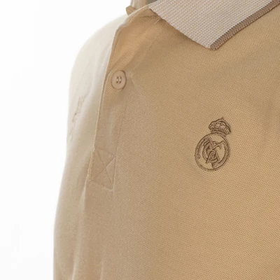 Prémium Real Madrid galléros póló, bézs