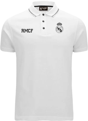 A habfehér Real Madrid galléros pólód
