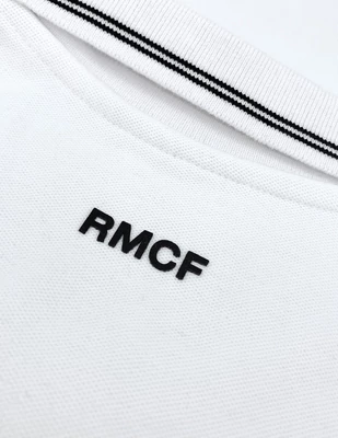 A habfehér Real Madrid galléros pólód