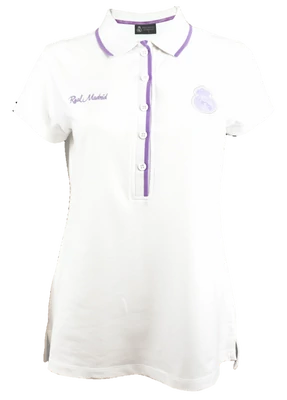 Elegáns, női Real Madrid galléros póló