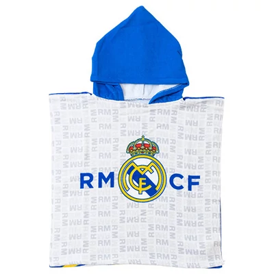Real Madrid gyerek kapucnis strand poncsó