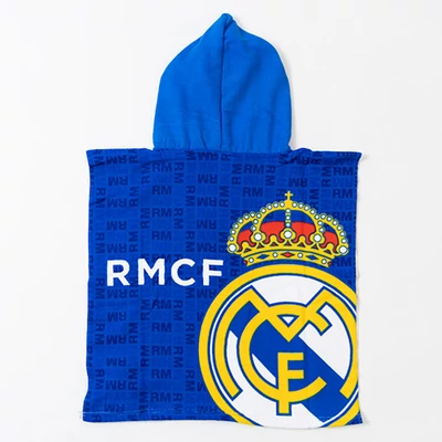 Real Madrid gyerek kapucnis strand poncsó