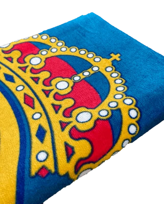 Azúrkék Real Madrid törölköző