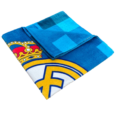 Azúrkék Real Madrid törölköző