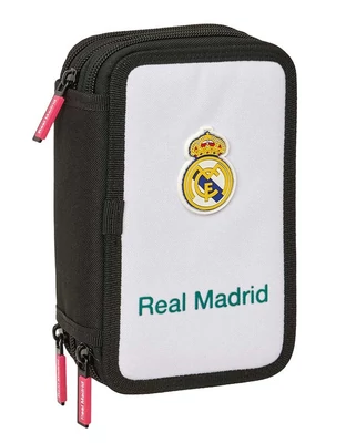 Real Madrid 2026-27-es emeletes 3 rekeszes tolltartó - töltött