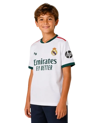 Real Madrid 2026-27 prémium gyerek szurkolói hazai mez, replika - Mbappé - 10