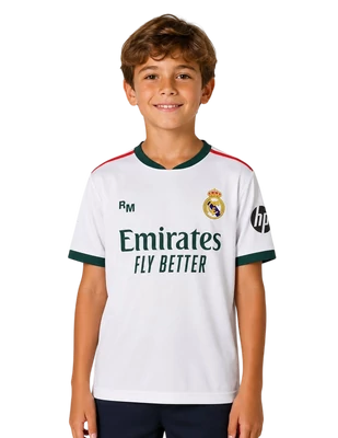 Real Madrid 2026-27 prémium gyerek szurkolói hazai mez, replika - Mbappé - 10
