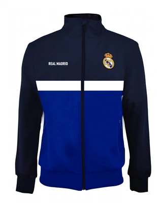 Madridista legendák sportos cipzáras pulóvere