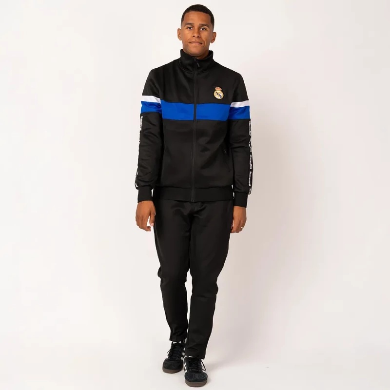 Real Madrid 24-25 fekete melegítő szettje - M