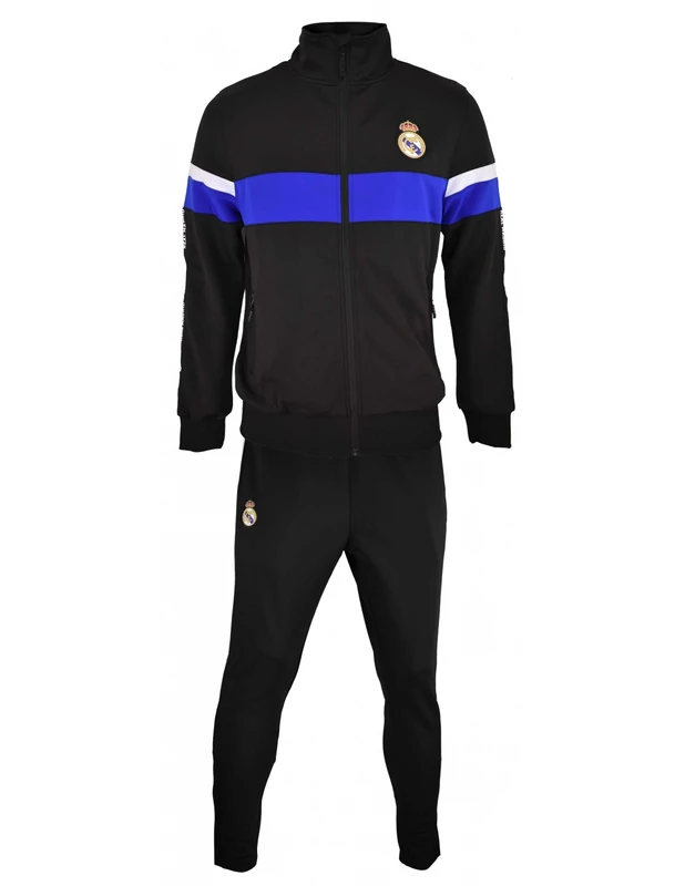 Real Madrid 24-25 fekete melegítő szettje - M