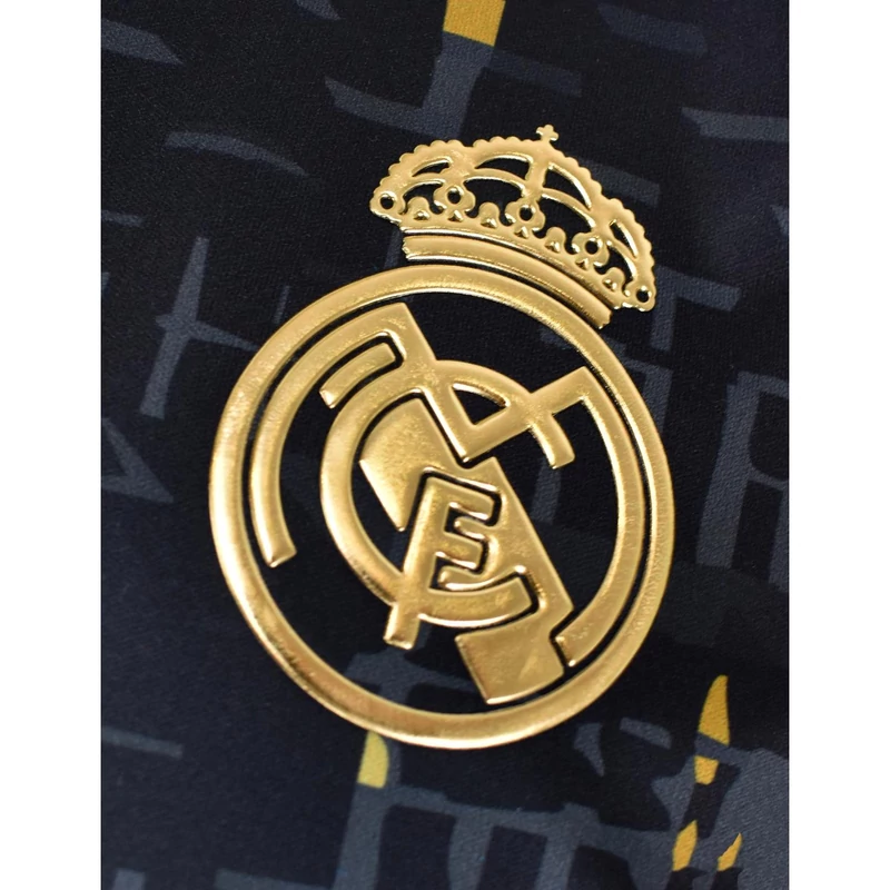 Real Madrid Urban fekete-arany edzőmez - L