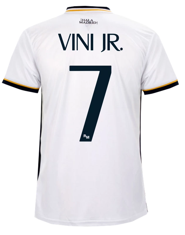 Real Madrid 23-24 prémium hazai szurkolói mez, replika - Vini Jr. 7 - 2XL