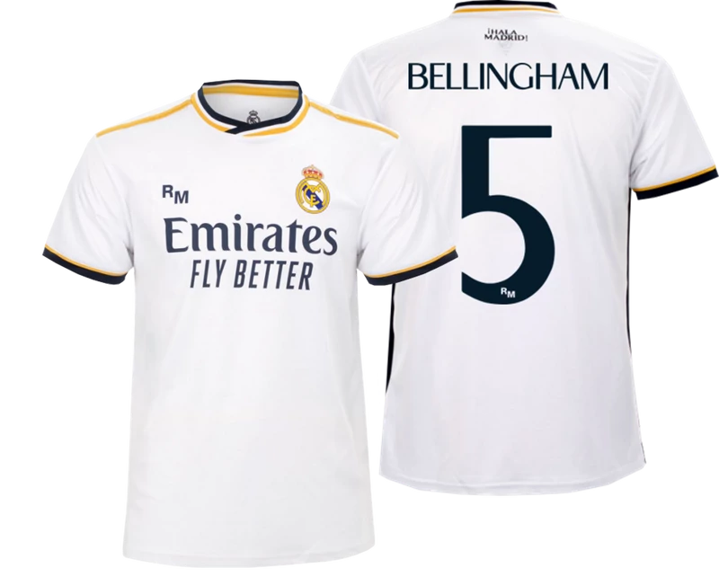 Real Madrid 23-24 prémium hazai szurkolói mez, replika - Bellingham 5 - XL