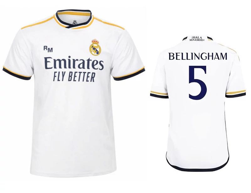 Real Madrid 23-24 prémium hazai gyerek szurkolói mez, replika - 6 éves - Bellingham 5