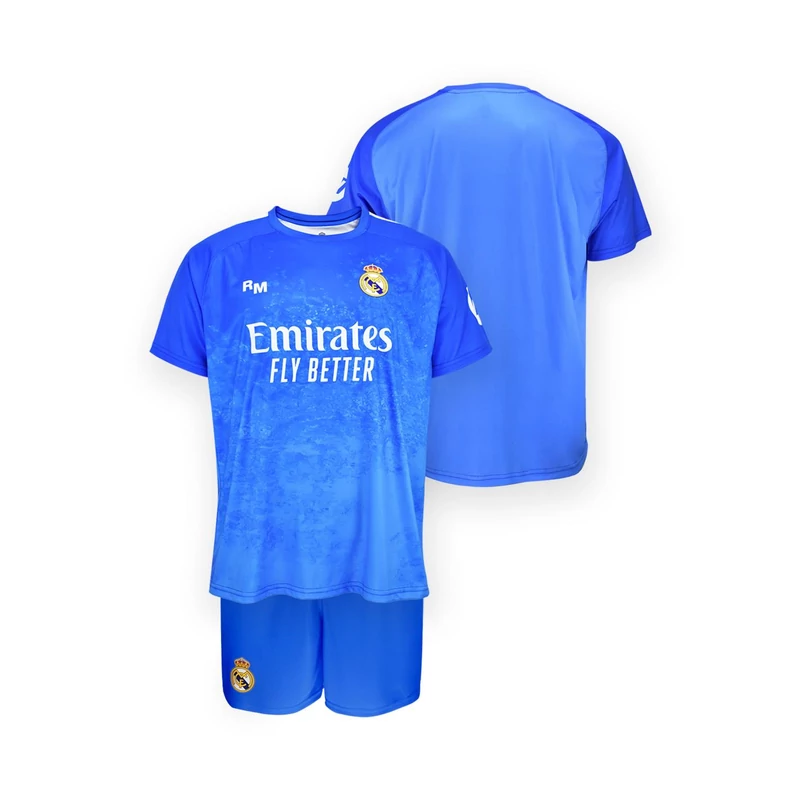 Real Madrid 2025-26 prémium gyerek kapus mez szett, replika - 10 éves