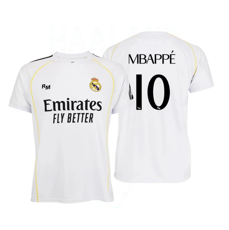 Real Madrid 2025-26 prémium hazai szurkolói mez, replika - Mbappé - 10 - M